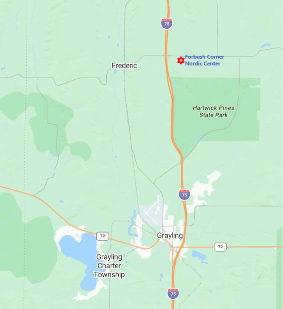 Where is Forbush Map